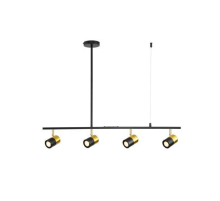 Люстра подвесная Alfa Light F3524-20 Gold+Black GU10*4