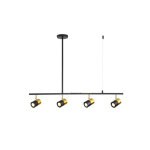 Люстра подвесная Alfa Light F3524-20 Gold+Black GU10*4