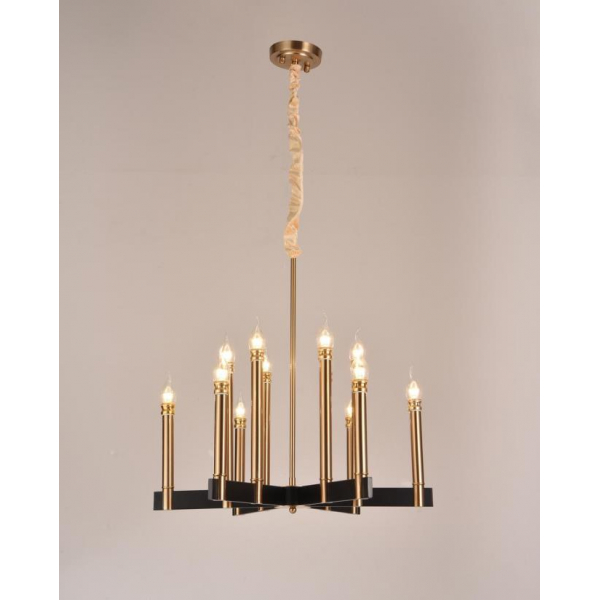 Люстра подвесная Alfa Light F1724-25 E14 Copeer+Black