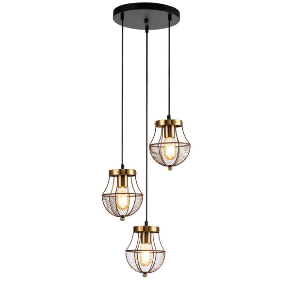 Подвесная люстра Indigo Pallo 10011/3P Gold V000189 Подвесная люстра Indigo Pallo 10011/3P Gold V000189