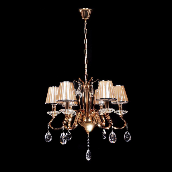 Подвесная люстра Lumina Deco Finezzia LDP 9267-6 GD Подвесная люстра Lumina Deco Finezzia LDP 9267-6 GD