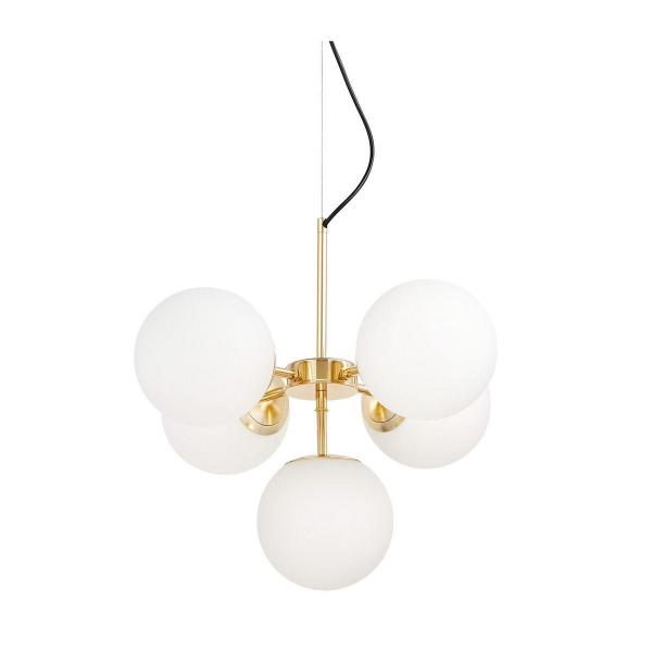 Подвесная люстра Lumina Deco Stelvio LDP 6041-5 GD Подвесная люстра Lumina Deco Stelvio LDP 6041-5 GD