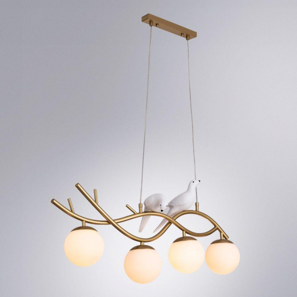 Подвесная люстра Arte Lamp Eltanin A3422SP-4GO Подвесная люстра Arte Lamp Eltanin A3422SP-4GO
