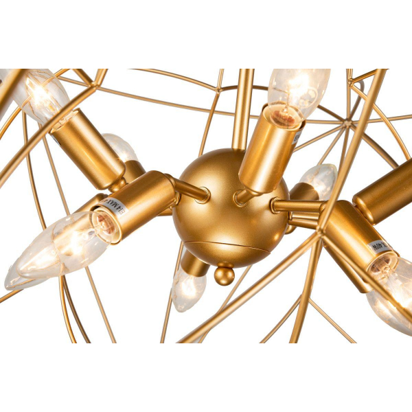 Подвесная люстра iLamp Element 8777-800 Gold Подвесная люстра iLamp Element 8777-800 Gold