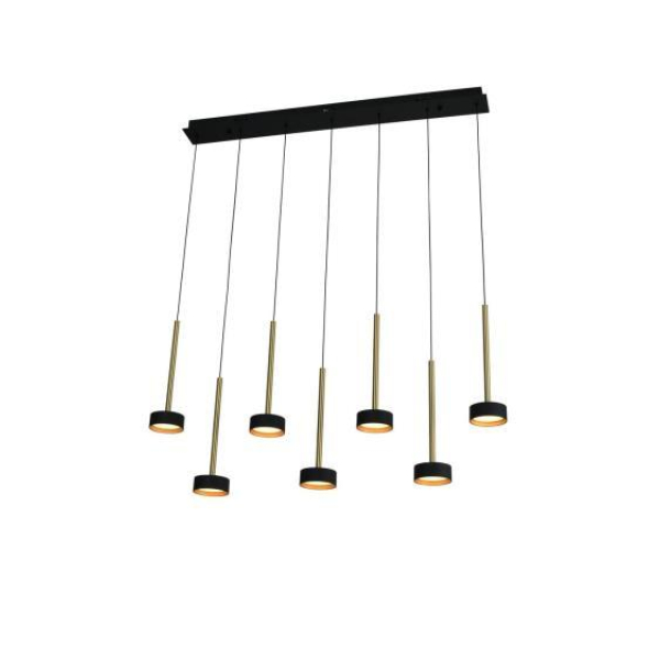 Люстра подвесная Alfa Light F3924-85 black 55W 100*10*H 150