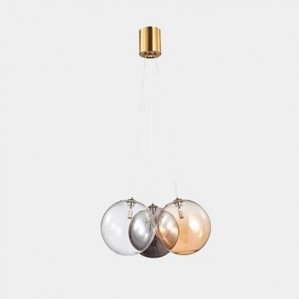 Подвесная люстра iLamp Drop 8110P/3 BR-MLT Подвесная люстра iLamp Drop 8110P/3 BR-MLT