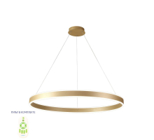 Подвесная люстра Crystal Lux MUCHOS SP88W LED D1000 GOLD