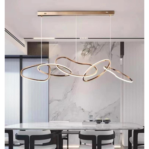 Люстра подвесная Alfa Light F0424-03 1200mm gold