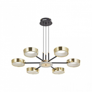 Подвесная светодиодная люстра Arte Milano Ferrara71079 271079/6 BK/GD