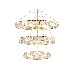 Вертикальная композиция Newport 8240 из трех колец золото №9 S8240_027G