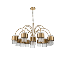 Подвесная люстра Indigo ELEGANZA 12019/A/12P Brass V000324