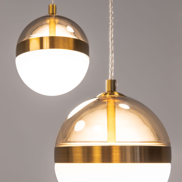 Подвесная светодиодная люстра Maytoni Area MOD295PL-L120BBS3K