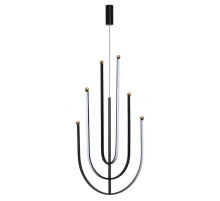 Люстра подвесная Alfa Light F3924-62 BK 70W φ60*H11 0