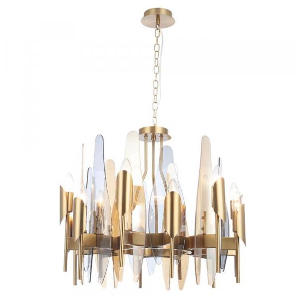 Подвесная люстра Crystal Lux Casa SP-PL12 Brass Подвесная люстра Crystal Lux Casa SP-PL12 Brass