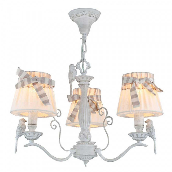 Подвесная люстра Maytoni Bird ARM013-03-W Подвесная люстра Maytoni Bird ARM013-03-W
