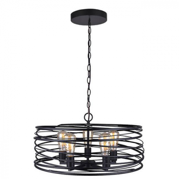 Подвесная люстра Toplight Carol TL1187H-05BK Подвесная люстра Toplight Carol TL1187H-05BK