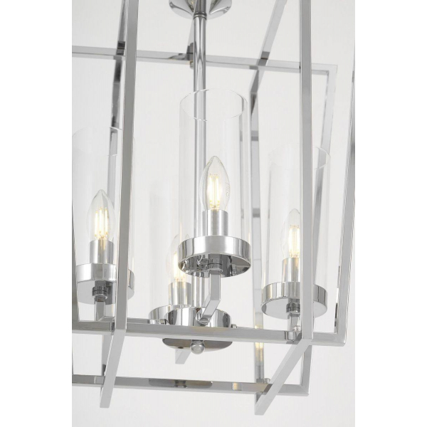 Подвесная люстра Lumina Deco Afres LDP 1246-4 CHR Подвесная люстра Lumina Deco Afres LDP 1246-4 CHR