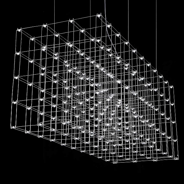 Подвесная люстра Imperium Loft Quasar Cosmos Square Led Pendant Light 80/80/200 252290-22