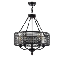 Подвесная люстра Freya Conte FR4166-PL-05C-BL