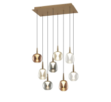 Подвесная светодиодная люстра Mantra Andromeda 8934+8PL