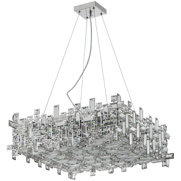 Люстра подвесная хрустальная 2171/09/10P Stilfort, серия Tetrix