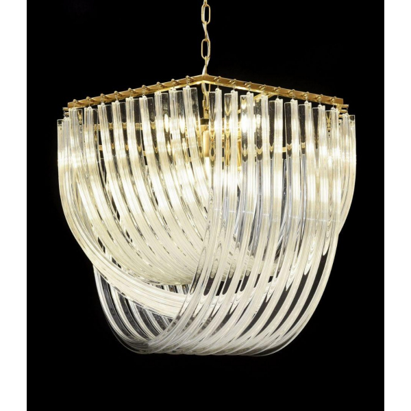 Подвесная люстра Lumina Deco Weddini LDP 6001-600 GD+CL Подвесная люстра Lumina Deco Weddini LDP 6001-600 GD+CL