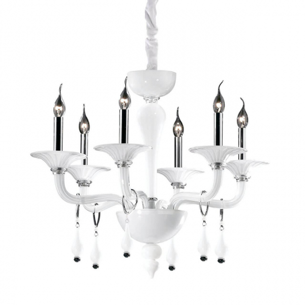 Подвесная люстра Ideal Lux Miramare SP6 068183 Подвесная люстра Ideal Lux Miramare SP6 068183