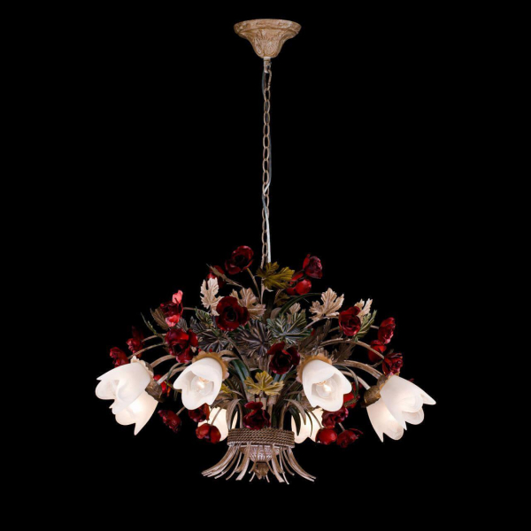 Подвесная люстра Lucia Tucci Fiori Di Rose 1760.8 Подвесная люстра Lucia Tucci Fiori Di Rose 1760.8