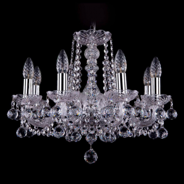 Подвесная люстра Bohemia Ivele 1402/8/160 Ni Balls Подвесная люстра Bohemia Ivele 1402/8/160 Ni Balls