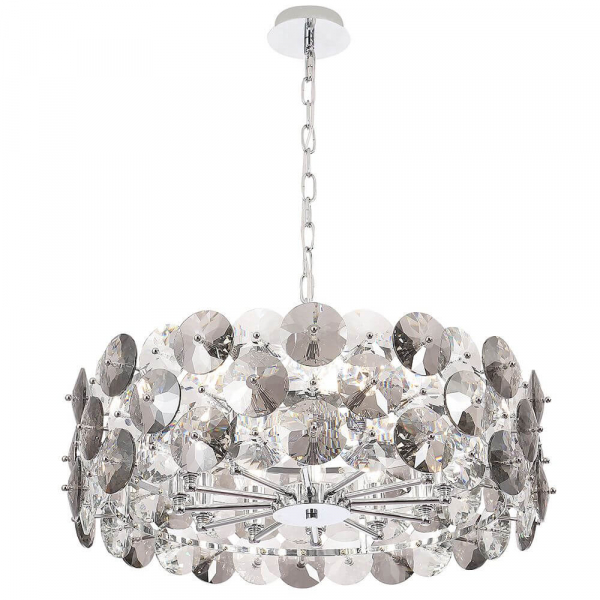 Подвесная люстра Crystal Lux Crystal SP12 Chrome SP12 Chrome Подвесная люстра Crystal Lux Crystal SP12 Chrome SP12 Chrome