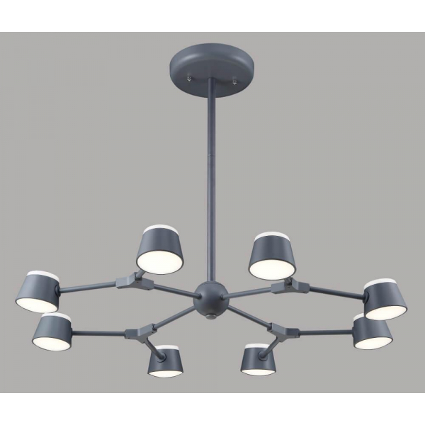 Подвесная люстра Crystal Lux MADRID SP8 GRAY Подвесная люстра Crystal Lux MADRID SP8 GRAY