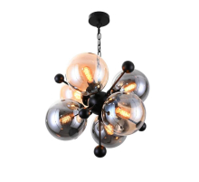 Подвесная люстра Lumina Deco Afrodis LDP 1138-6 AMB+GY