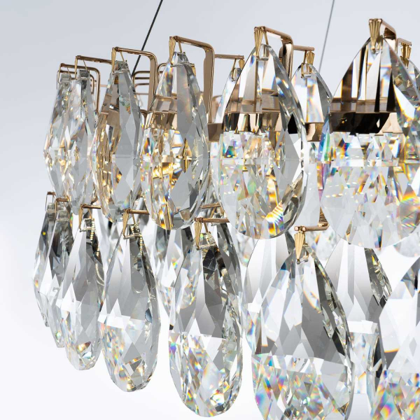 Подвесная светодиодная люстра Modelux Premium ML.6901.800P GD