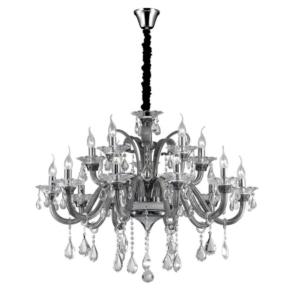 Подвесная люстра Ideal Lux Colossal SP15 Grigio 081526 Подвесная люстра Ideal Lux Colossal SP15 Grigio 081526