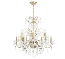 Подвесная люстра Crystal Lux Odelis SP12 Gold