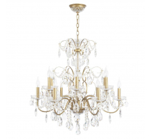 Подвесная люстра Crystal Lux Odelis SP12 Gold