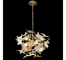 Подвесная люстра Crystal Lux LETISIA SP9 GOLD
