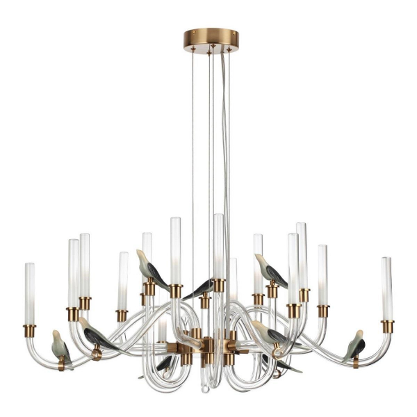 Подвесная светодиодная люстра Odeon Light L-Vision Lark 5431/37L Подвесная светодиодная люстра Odeon Light L-Vision Lark 5431/37L