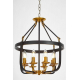 Подвесная люстра Lumina Deco Berling LDP 8024-8 BK+MD