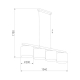Подвесная люстра TK Lighting 3270 Troy White