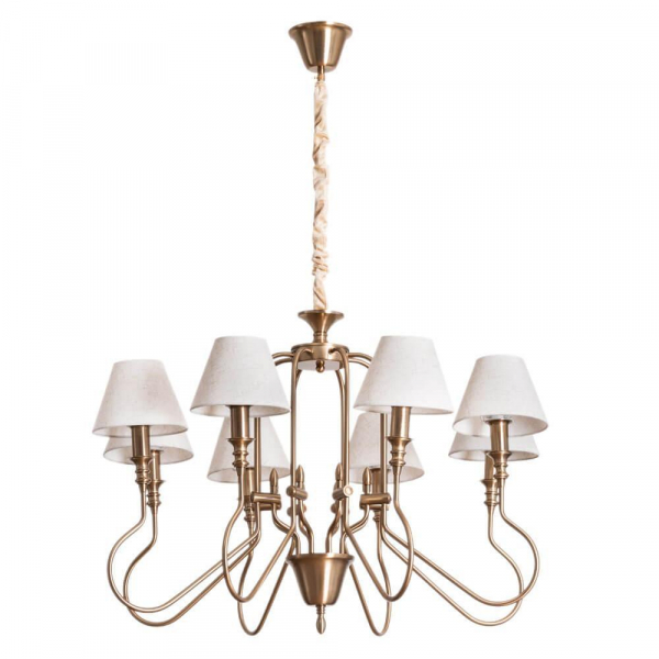 Подвесная люстра Arte Lamp Agio A6086LM-8PB Подвесная люстра Arte Lamp Agio A6086LM-8PB
