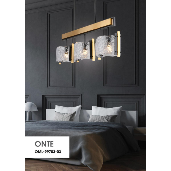 Подвесная люстра Omnilux Onte OML-99703-03 Подвесная люстра Omnilux Onte OML-99703-03