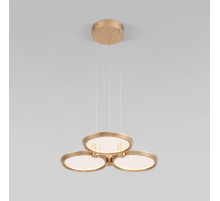 Подвесной светодиодный светильник Eurosvet Crespella 90034/3 золото