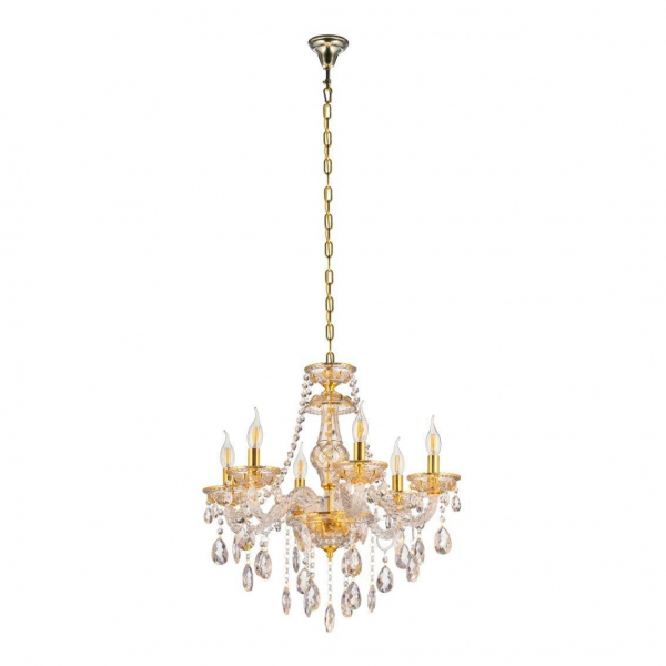 Подвесная люстра Lumina Deco Eliza LDP 7025-6 GD Подвесная люстра Lumina Deco Eliza LDP 7025-6 GD