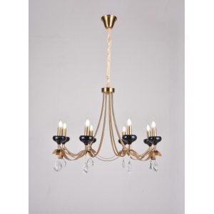 Люстра подвесная Alfa Light F1724-22 E14 Copeer+Black