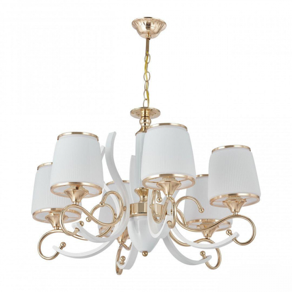 Подвесная люстра Arte Milano Florentia-3857 303857/6 Wh/Gd Подвесная люстра Arte Milano Florentia-3857 303857/6 Wh/Gd