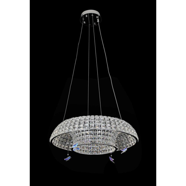 Люстра подвесная Alfa Light F4024-15 600mm CH LED