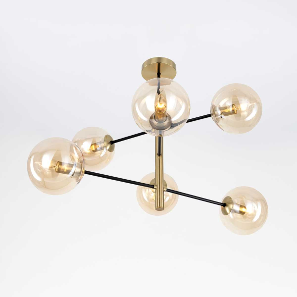 Люстра Citilux Лорен бронза CL146263