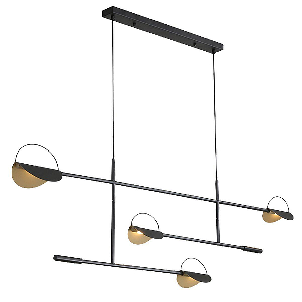 Подвесная люстра Imperium Loft Bolia Leaves Pendant Black 4000К 351911-22
