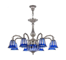 Подвесная люстра Bohemia Ivele 72109P/8/210 Ni P2 D Clear-Blue/H-1H